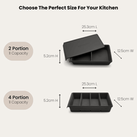 4 Portion Silicone Freezer Tray