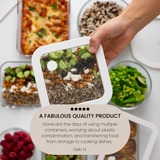 Meal Prep Container Square | 12pk