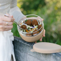 Glass Bowl & Snack Bundle