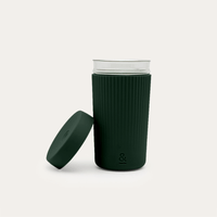 Reusable Glass Smoothie Cup