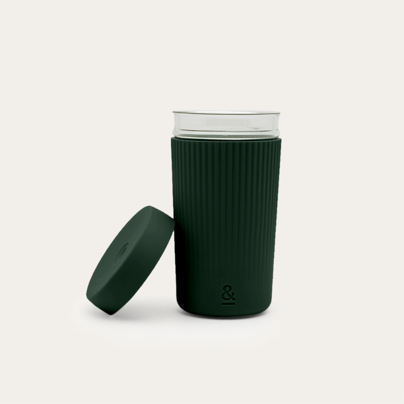 Reusable Glass Smoothie Cup