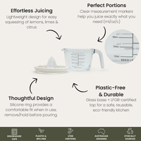 Glass and Silicone Juicer