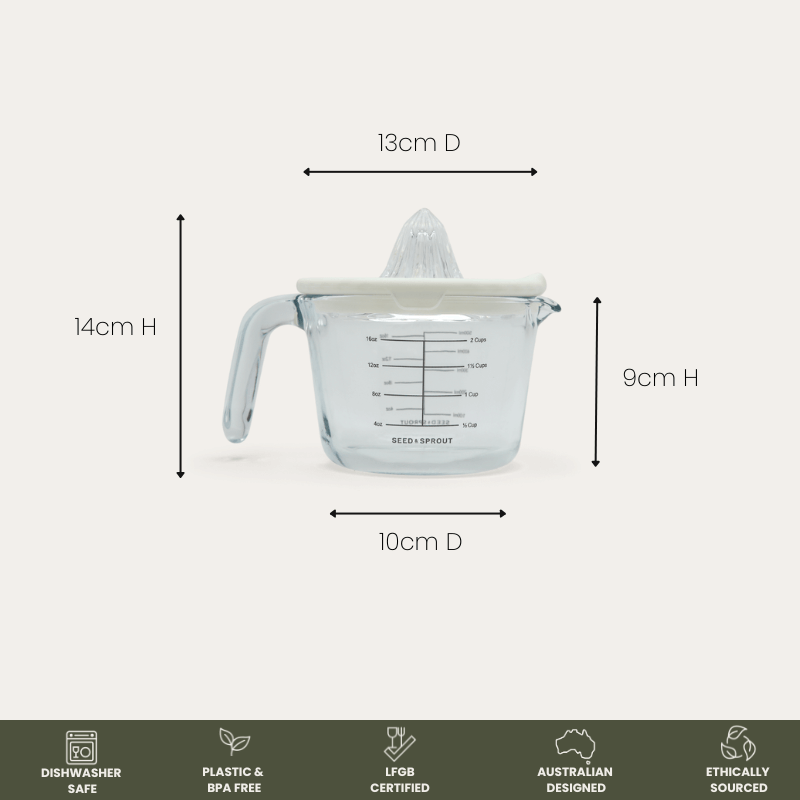 Glass and Silicone Juicer