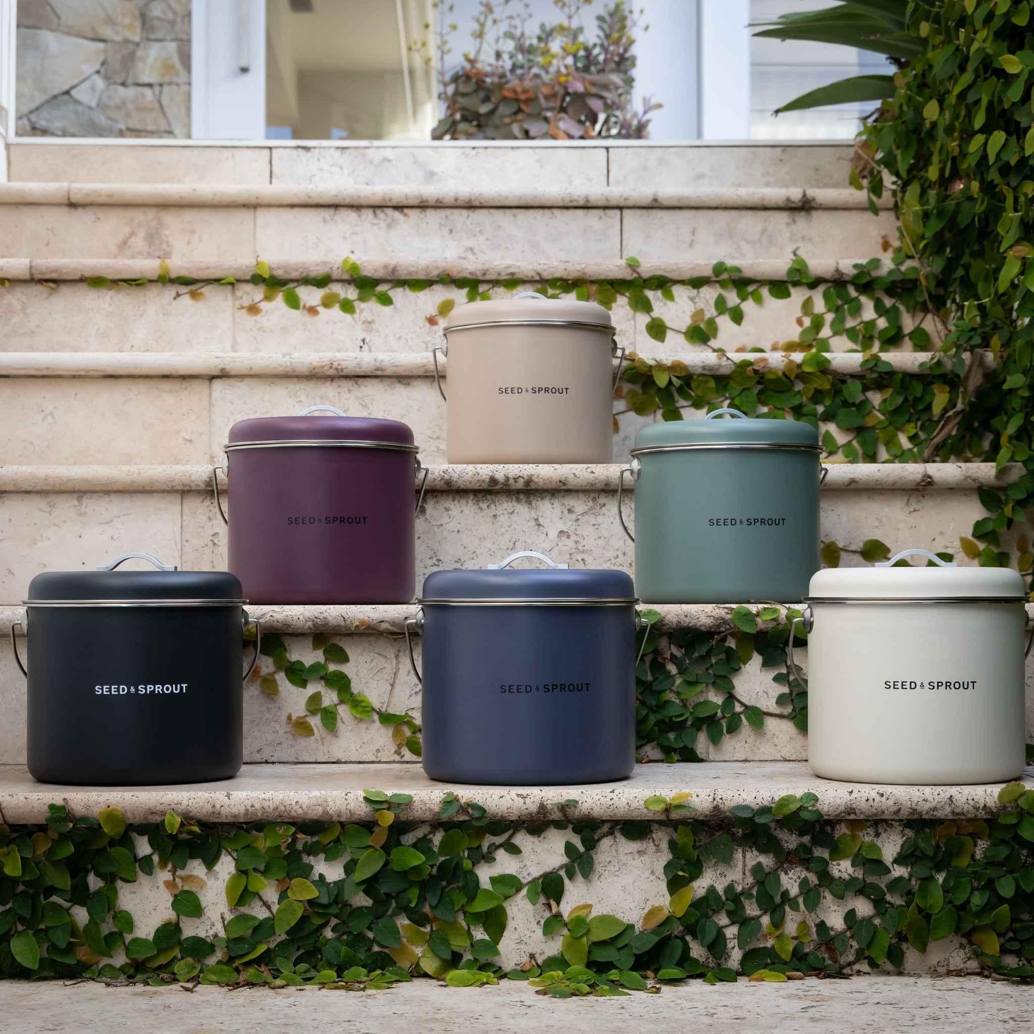 Kitchen Compost Bin | Almond