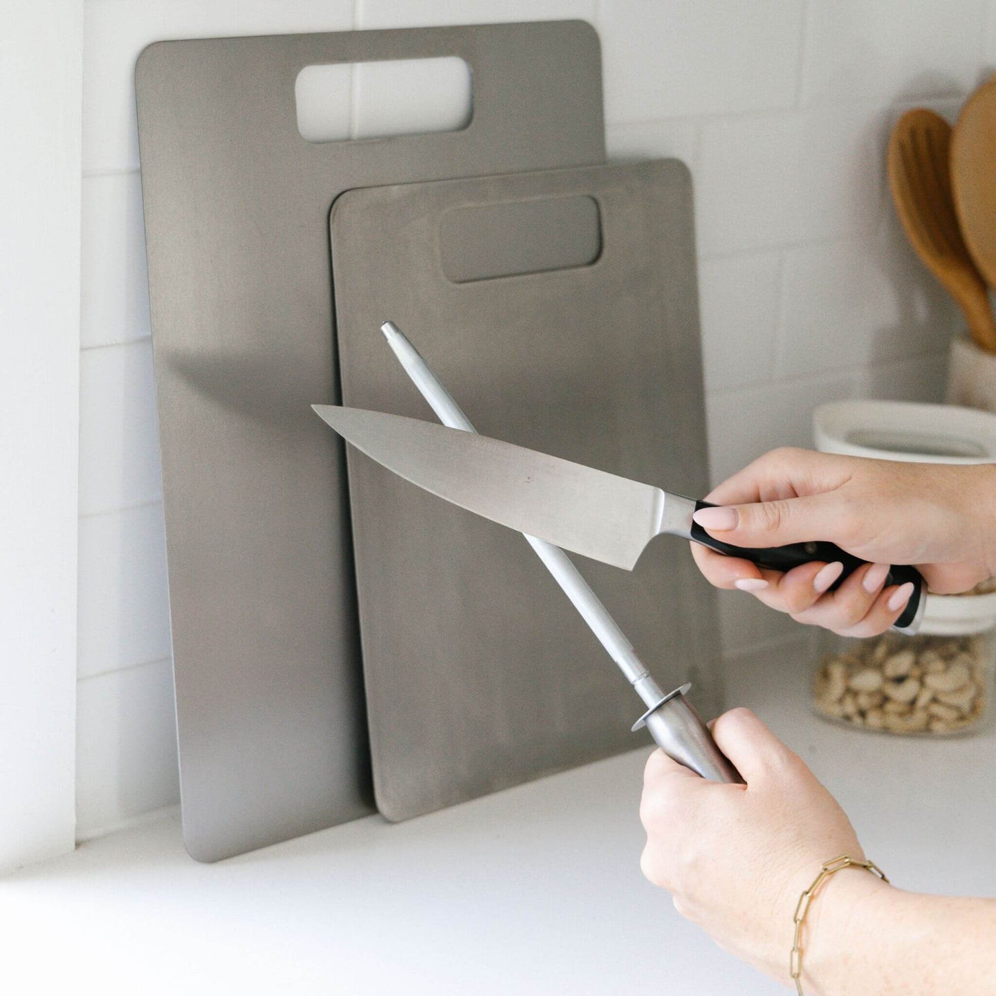 Titanium Cutting Board Set