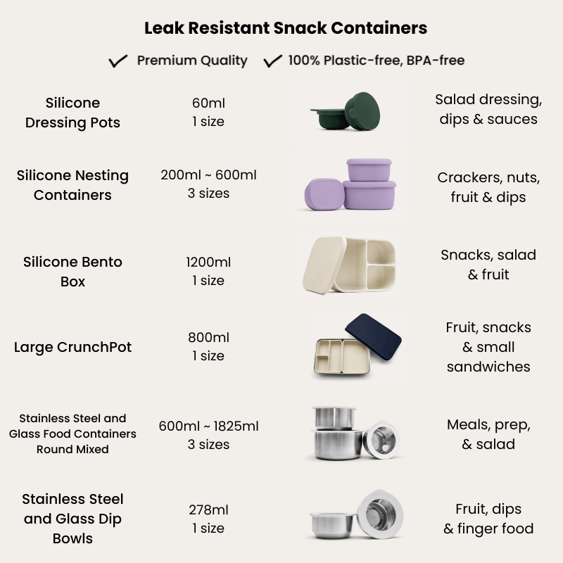 Silicone Nesting Containers