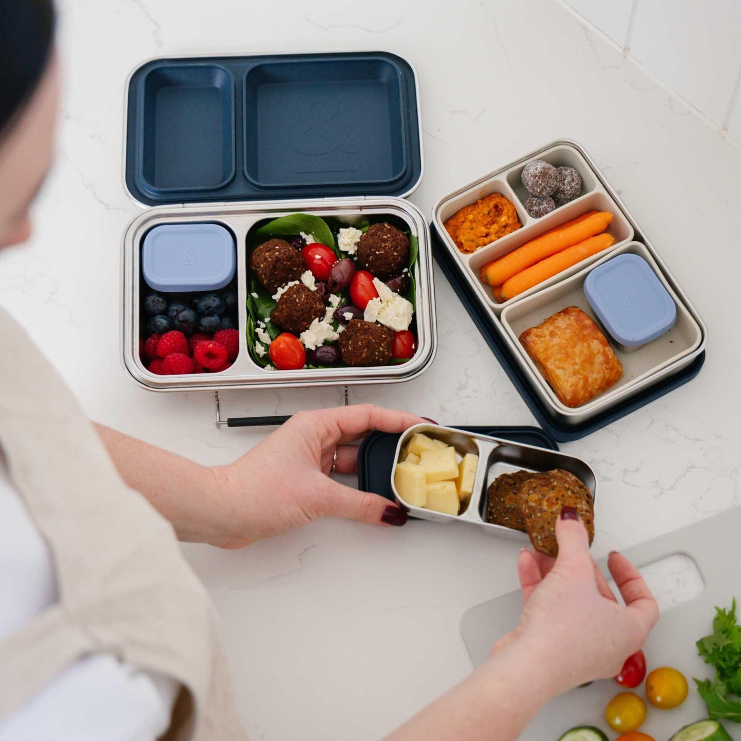 Bento Box + Snack Container Bundle
