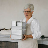 Rectangle Stainless Steel and Glass Containers | 2pk