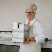 Rectangle Stainless Steel and Glass Containers | 2pk