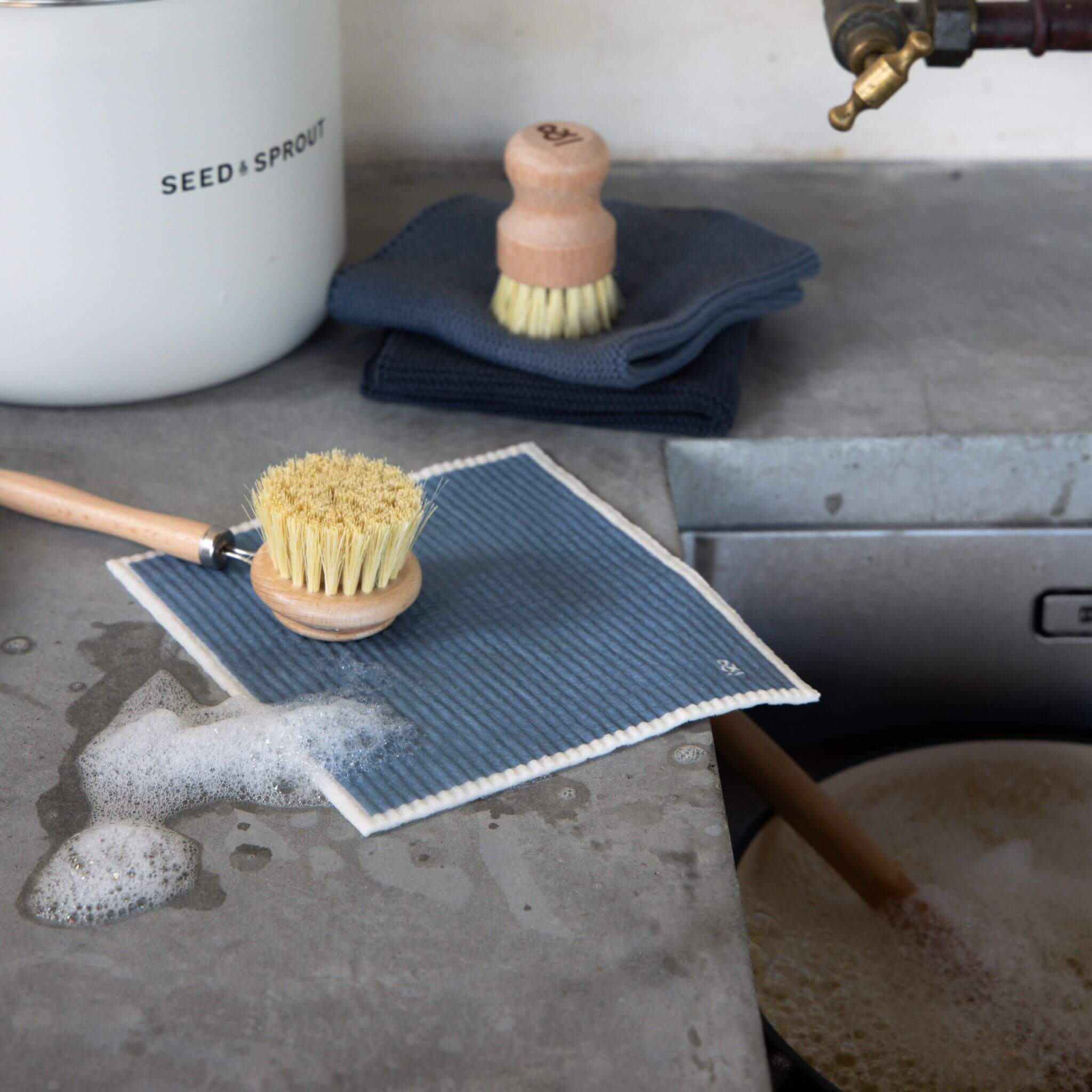 Cellulose Sponge Dish Cloths | 4pk