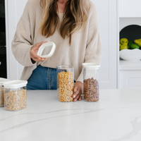 Tallow Rectangle Pantry Jars Set