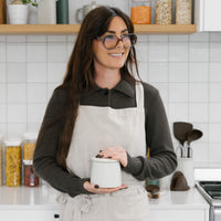 Ceramic French Butter Dish with Lid