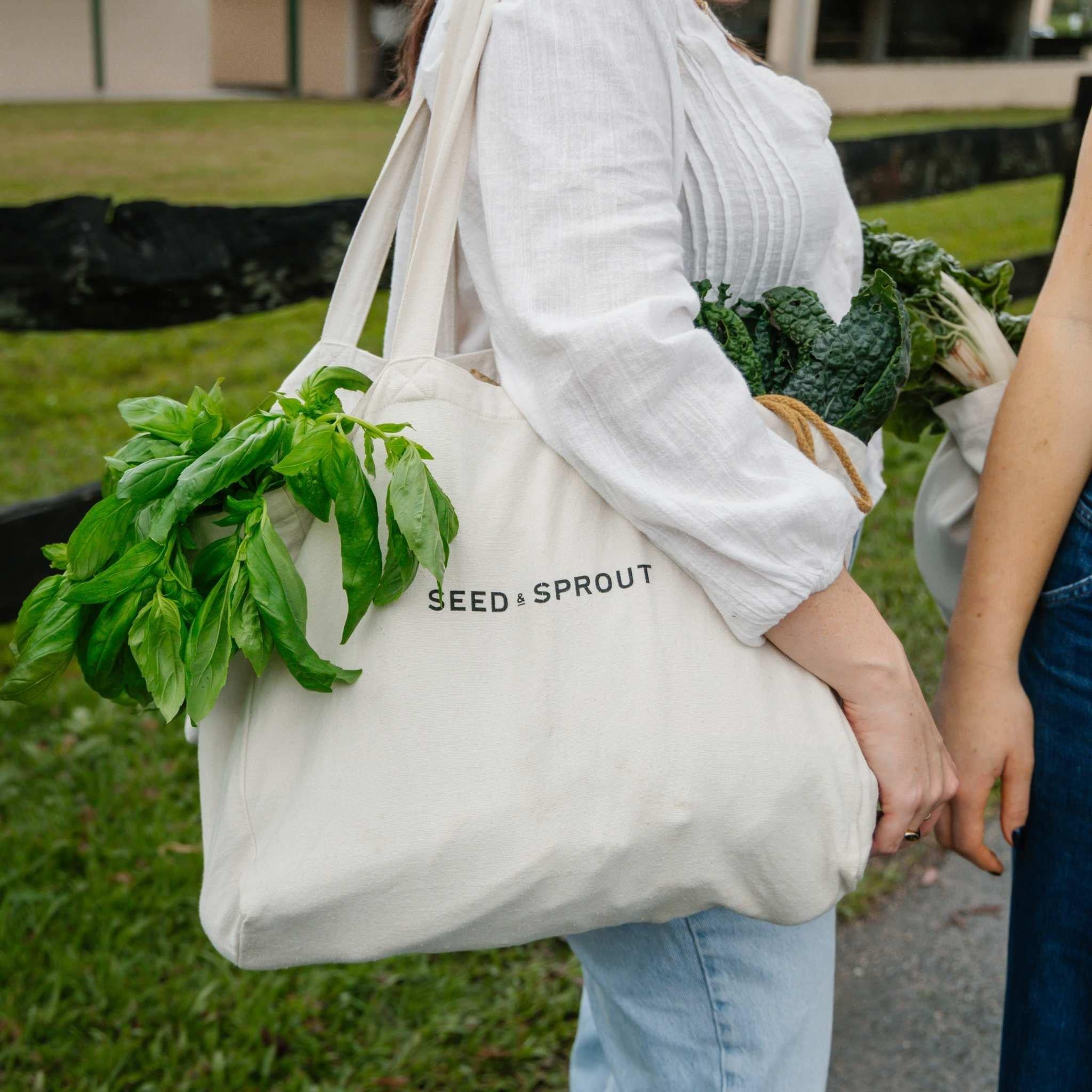 Organic Pocket Tote Shopping Bag