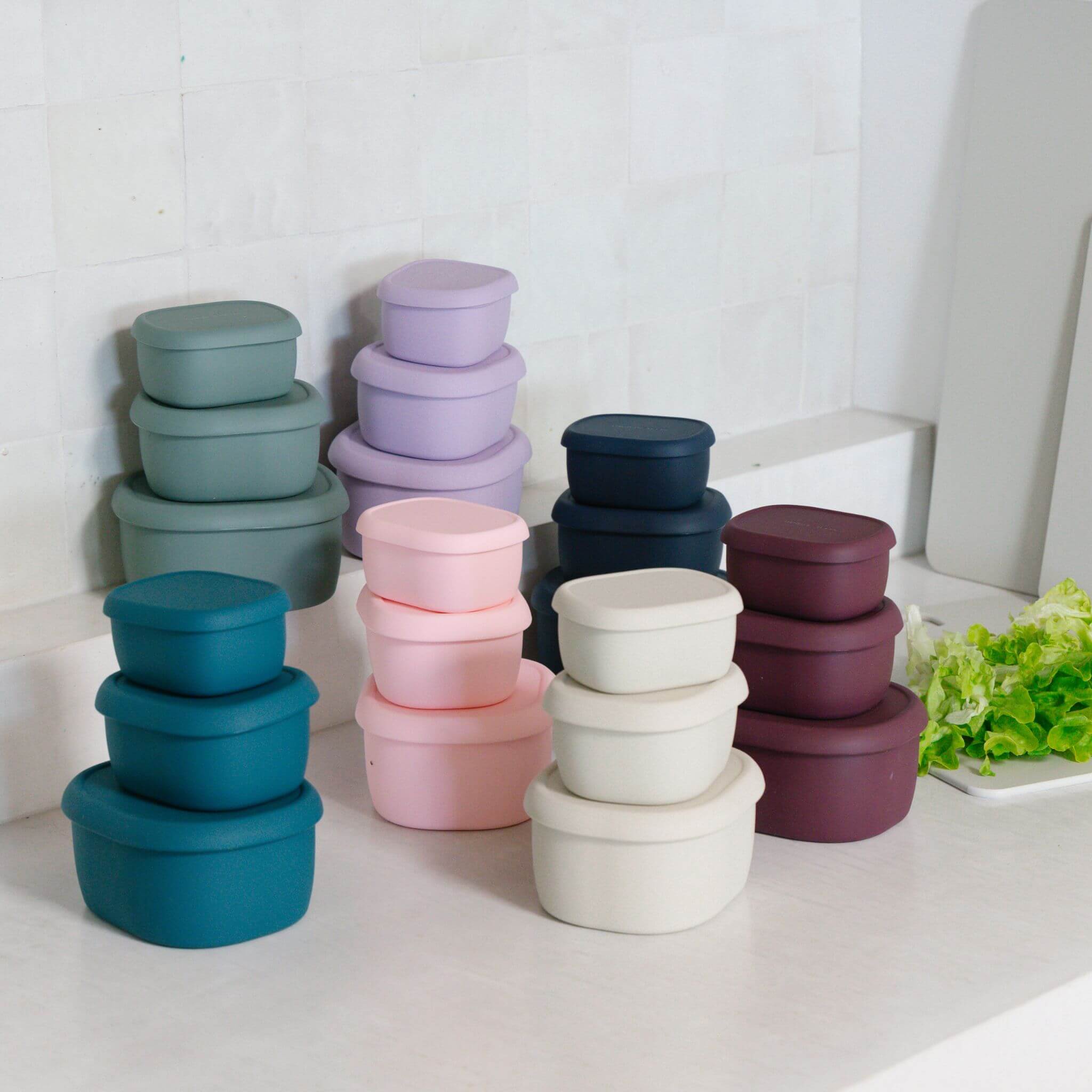Silicone Nesting Containers