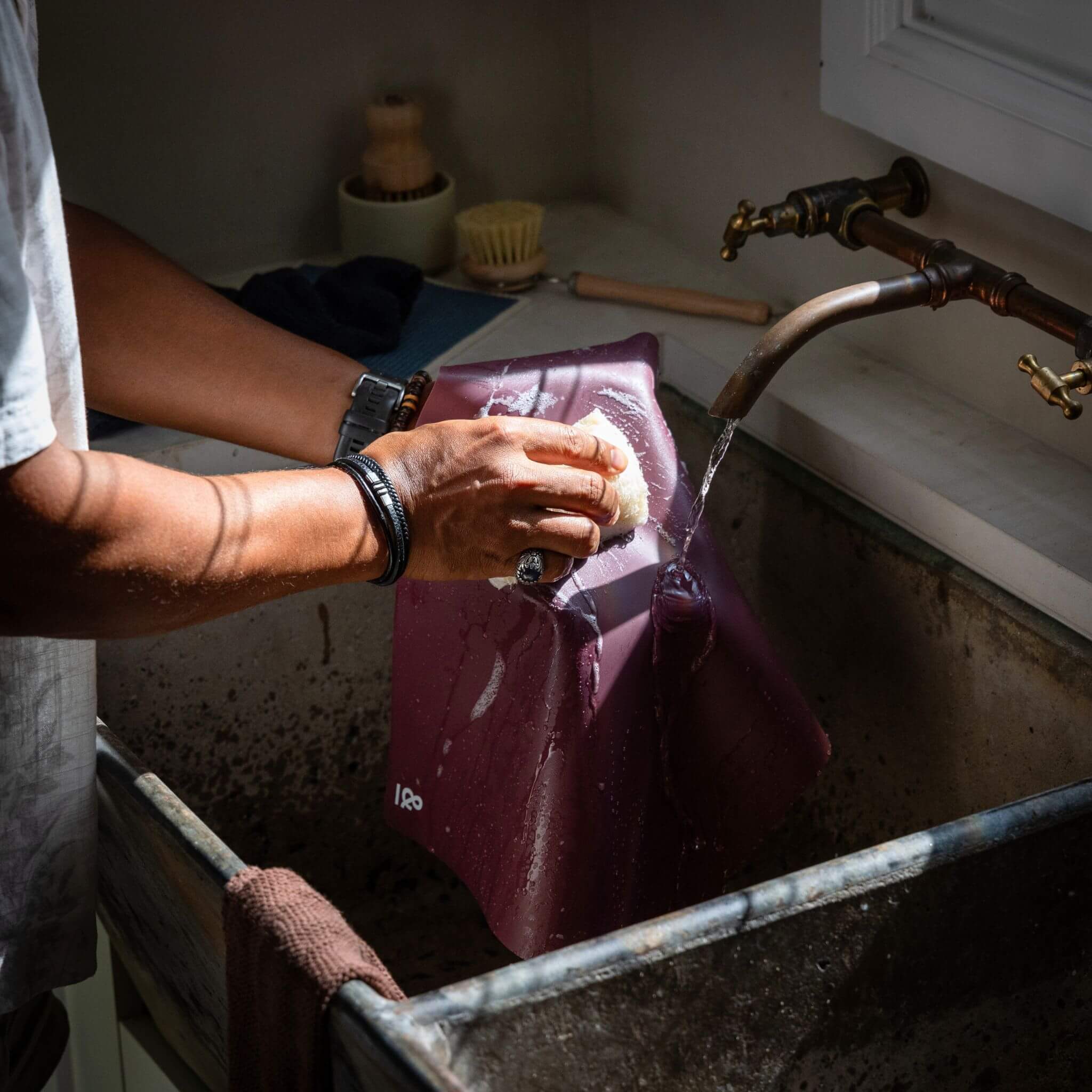 Compostable Sponge with Scourer