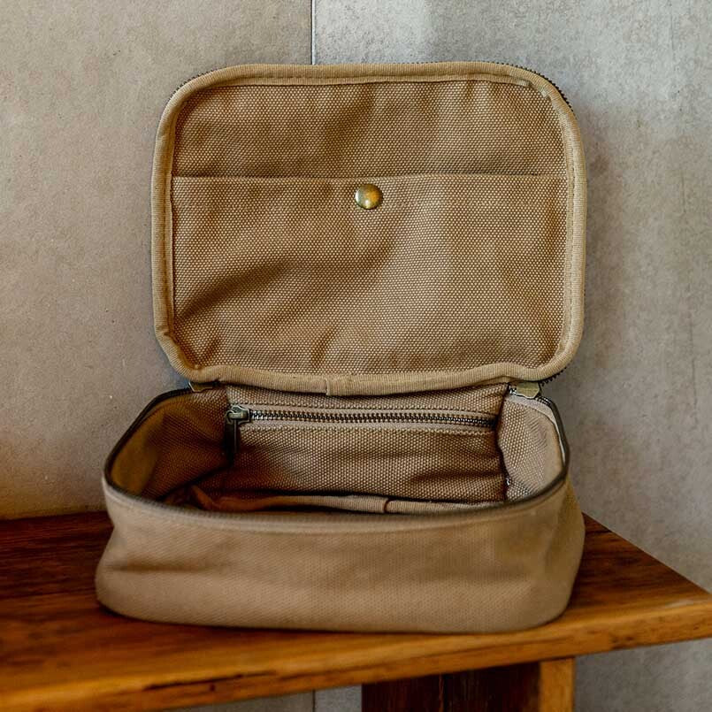 Toiletry Travel Bag - Khaki
