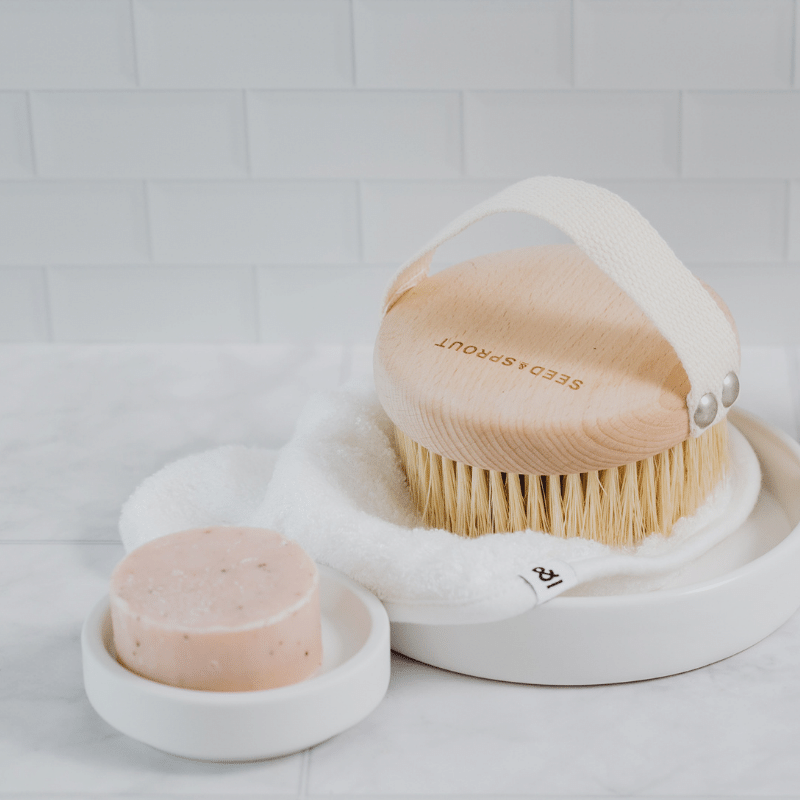 pre shower dead skin cell removing item